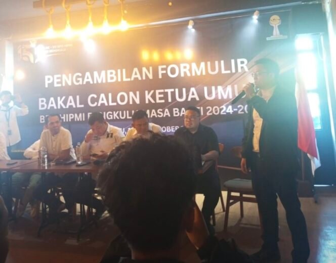 
 Yosia Yodan Caketum BPD Hipmi Resmi Ambil Formulir. (Doc:Tw7)