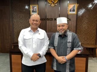 H.Helmi Hasan Gubernur Bengkulu bersama Kepala BGN. (Doc:Tri)