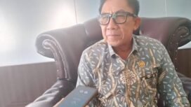 Samsu Amanah Sekertaris DPD 1 Partai Golkar Bengkulu, Ketua Panitia Sekaligus Kandidat Ketua. (Doc:Gus6)