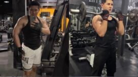 Selebgram Nathan Azhar dengan aktivitas hobi gymnya, bikin salfok para netizen, “Ganteng dan Makin Atletis”. (Doc:Min4)
