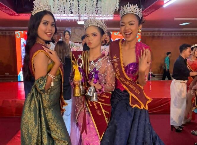 
 Miss Culture Global Indonesia 2025 Andi Nahdahsani Muliady (Tengah). (Doc:Dim11)