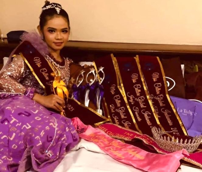 
 Miss Culture Global Indonesia 2025 Andi Nahdahsani Muliady, Siswi Asal SMAN 2 Parepare. (Doc:Gus6)