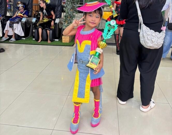 
 Potret cantik Farasya Quenby, model cilik asal Bandung. (Doc:Tw7)