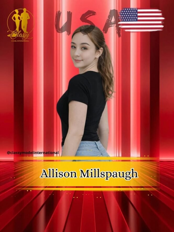 
 Allison Millspaugh Wakili USA di Classy Model International. (Ta7)