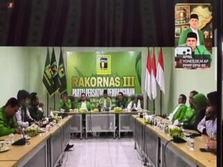 Ketua DPW PPP Provinsi Bengkulu, *April Yones, SE, M.AP hadir pada saat rapat zoom rakornas lll. (Tw9j