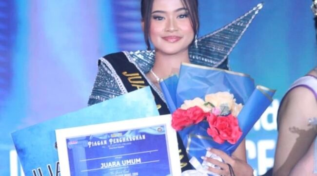Prestasi membanggakan kembali ditorehkan pelajar asal Papua. KIRANA KANAZQIA AZKANANTA SUBROTO (15), siswi SMA Negeri 4 Jayapura. (Tw7)